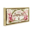 thumbnail image 3 of Stupell Industries Vintage Paris Violettes Gold Framed Floater Canvas Wall Art design by Sophie 6, 14 x 31, 3 of 9