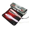 thumbnail image 3 of Hair Tool Organizer Bag with Heat Resistant Mat Removable Travel Storage Case for Hot Air Brushes Curling Irons Beautiful Winter Forest Painting, 3 of 8