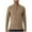 Brown（mens shirts）, variant on GuangCheng George Mens Half Zip Pullover Long Sleeve Shirts,Slim Fit,Soft,Breathable,Moisture Wicking,Athletic Tees,Beige,Size S