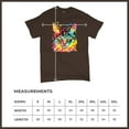 thumbnail image 5 of Tee Hunt Dean Russo Eyes Cat T-Shirt Neon Colorful Cute Kitten Men's Tee, Brown, 5X-Large, 5 of 5