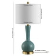 thumbnail image 2 of SAFAVIEH Gaetna 27 in. Mid-Century Glass Table Lamp, Sea Blue, 2 of 2