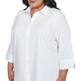 thumbnail image 4 of Alfred Dunner Womens Plus-Size Pearl Studded Button Down Top, 4 of 4