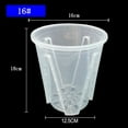 thumbnail image 1 of Clear Plastic Orchid Pots With Holes Transparent Flower Pot Succulents Plant, 1 of 9