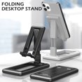 thumbnail image 2 of Adjustable Mobile Cell Phone Tablet Holder Stand Desk Tablet Foldable Portable for Desk, 2 of 10
