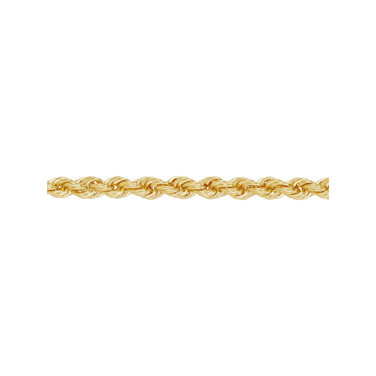 10K Hollow Gold Rope Chain - 20