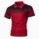 thumbnail image 1 of Kb Hombres Polo Hombres Camisa de manga corta Polo Contraste Color Polo Nueva ropa Verano Streetwear Moda casual Hombres TopsRedAsia XXL 85-95 KG, 1 of 3