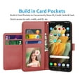 thumbnail image 3 of Galaxy S21 Plus 5G Case, Galaxy S21+ Wallet Case, Galaxy S21+ 5G 2020 PU Leather Cases, Njjex [Kickstand] Luxury PU Leather Wallet Case Flip Folio Cover [Card Slots] [Wrist Strap], 3 of 8