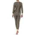 thumbnail image 5 of Fruit of the Loom Women's and Women's Plus Long Underwear Waffle Thermal Union Suit, 5 of 13