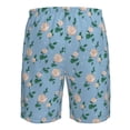 thumbnail image 6 of Naloa Rose Flowers Men's Beach Shorts, Surfing shorts, Swim trunks, Quick Dry Swim Trunks for Surfing Beach Fun - 3X-Large, 6 of 9