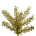 Vickerman 4.5' GoldSilver Tinsel Artificial Christmas Tree, Unlit