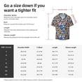 thumbnail image 7 of Haiem Colorful Butterfly1 Men's Casual Shirts Short Sleeve Button Down Shirts Fashion Textured Summer Beach Shirt-Large, 7 of 7