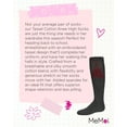 thumbnail image 7 of MeMoi  Tassel Cotton Knee High Socks - Girls - Female, 8, Dark Gray Heather, 7 of 7