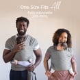 thumbnail image 5 of Boba Baby Wrap Carrier - Original Baby Carrier Wrap, Baby Sling for Newborns - Baby Wearing Essentials - Hands-Free Newborn Wrap Swaddle Holder, Newborn to Toddler Infant Baby Sling, 7-35 lbs (Grey), 5 of 5