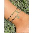 thumbnail image 3 of Initial Ankle Bracelets for Women Silver Anklet Gold Letter Anklet with Initials Gold Anklets for Women Initial Anklet Silver Anklets for Women Initia, 3 of 4