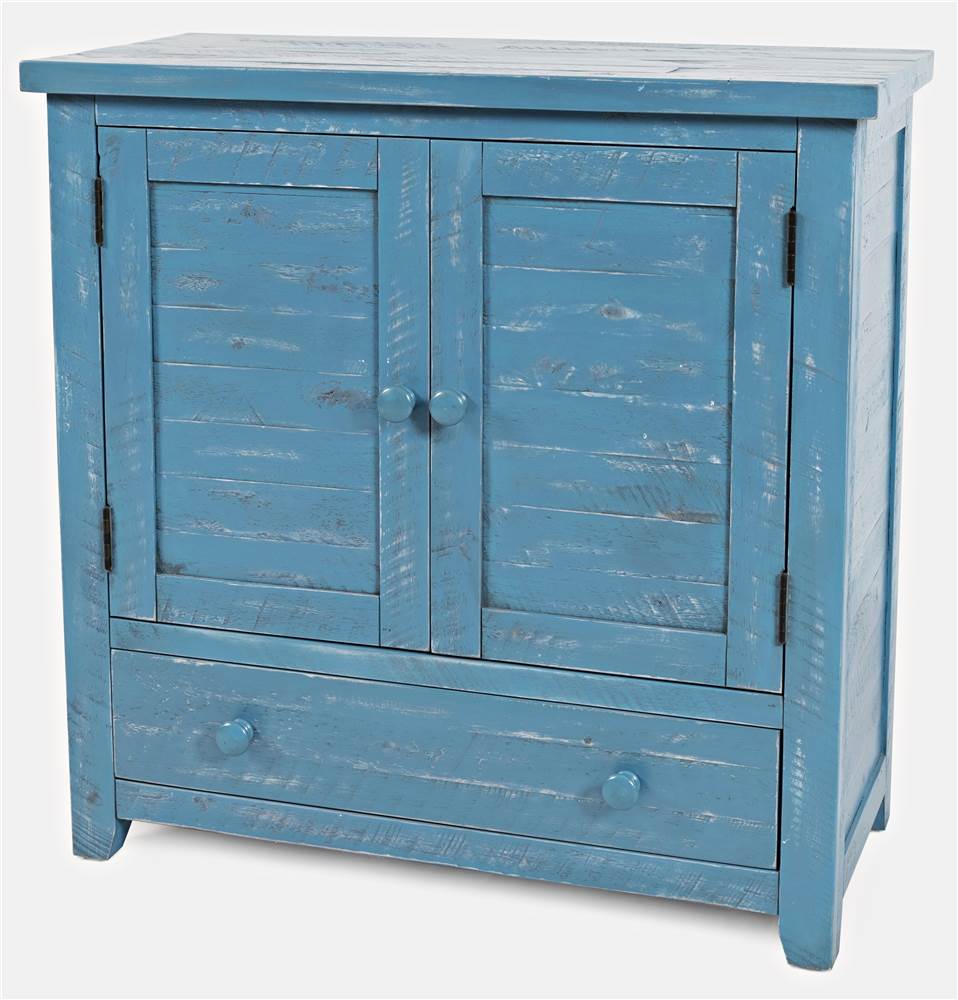 32 in. Accent Chest in Antique Blue