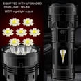 thumbnail image 4 of Super Bright Flashlight Outdoor Long Range Type-C Rechargeable Lithium Battery 4-Mode Dimming ABS Waterproof Flashlight, 4 of 9