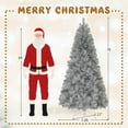 thumbnail image 3 of Costway 7 FT Christmas Tree Artificial Xmas Tree with 807 Branch Tips 400 LED Lights, 3 of 10