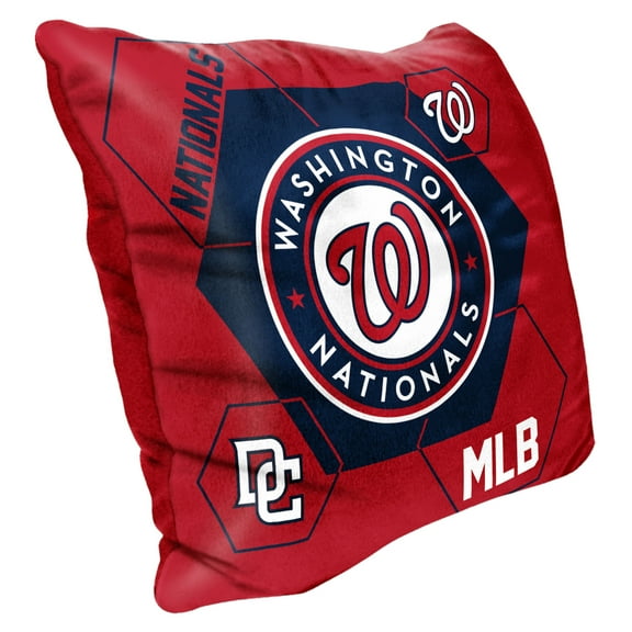 The Northwest Group  Washington Nationals 16" x 16" Connector Velvet Pillow