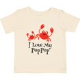 thumbnail image 3 of Inktastic I Love My Poppop Grandchild Boys or Girls Baby T-Shirt, 3 of 5