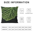 thumbnail image 5 of YINGXI  Leaves Throw Pillow Cover Palm Tropical Botanical Foliage Forest Hawaii Wild Green Home Decor Pillowcase Cushion Cover  20x20in, 5 of 5