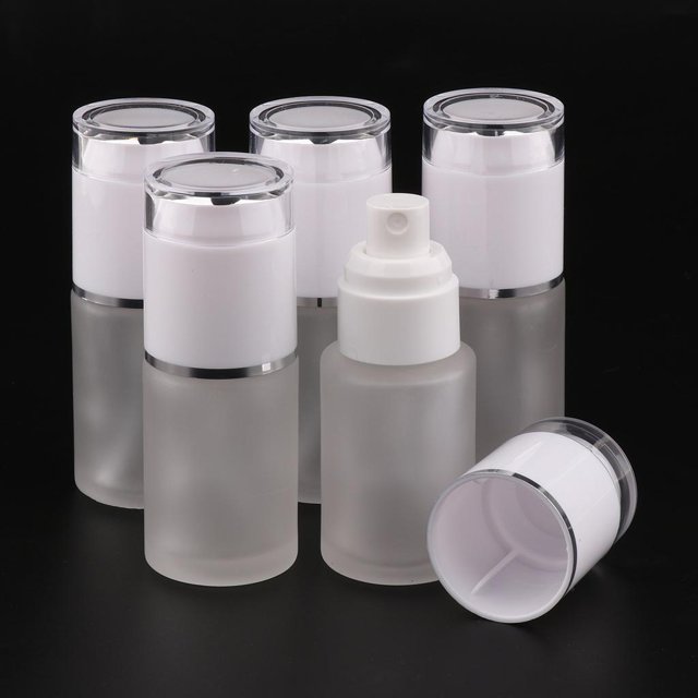 Envase recargable a prueba de de botellas de de blanco Colcomx Botella vacía cosmética