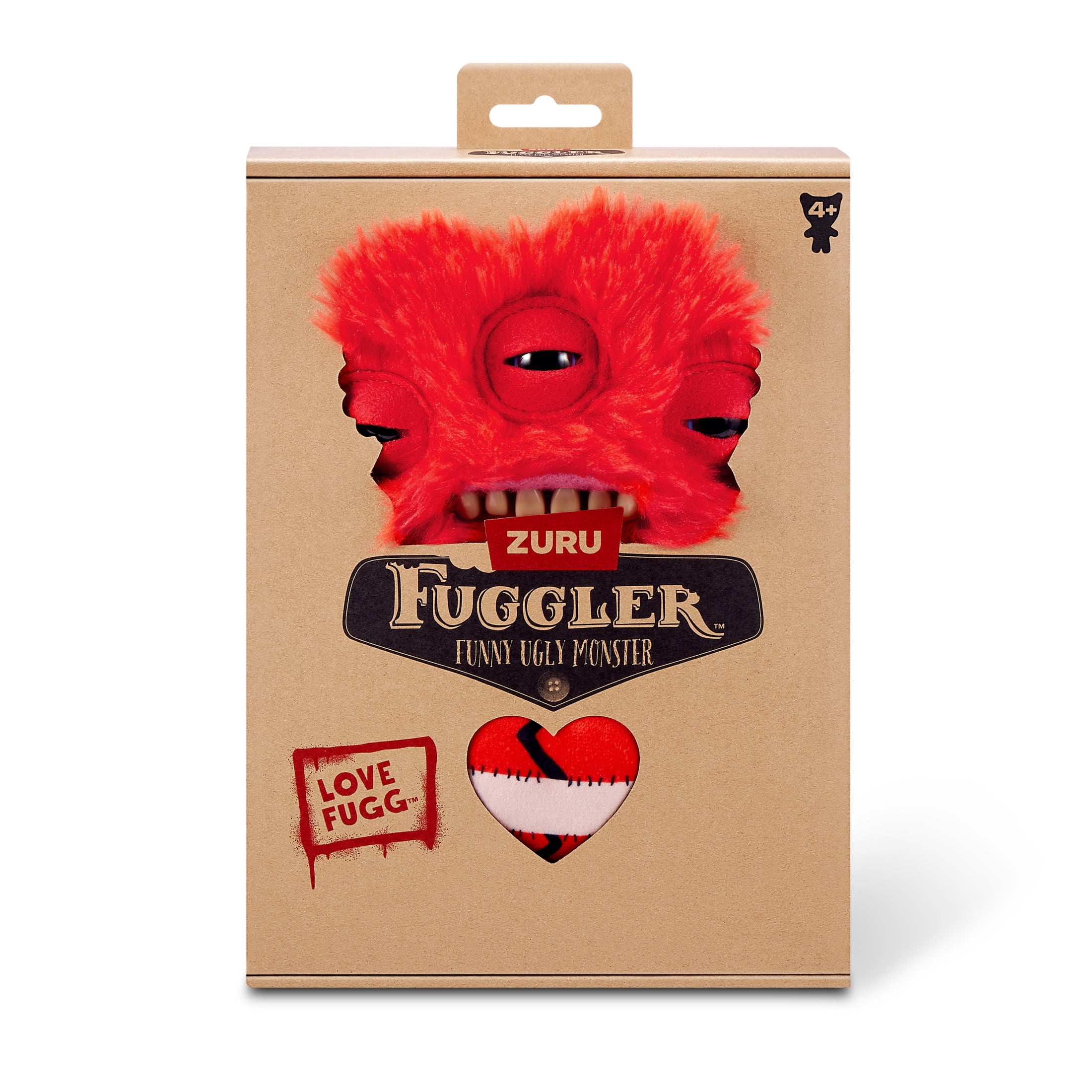 Fuggler Love Fugg 9 inch (Annoyed Alien), Funny Ugly Monster Soft Plush Toy by ZURU  (图2)