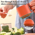 thumbnail image 4 of Glass Spice Jar with Lid and Spoon Kitchen Seasoning Container for Countertop Storage, Red, 4 of 7