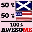 thumbnail image 2 of CafePress - Half Scottish Half American Body Suit - Baby Light Bodysuit, Size Newborn - 24 Months, 2 of 4