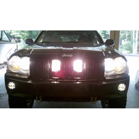 For The BlingLights Brand Grill Driving Fog Lights for Jeep Grand Cherokee all years