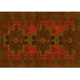 thumbnail image 1 of Ahgly Company Indoor Rectangle Persian Yellow Traditional Area Rugs, 5' x 8', 1 of 4