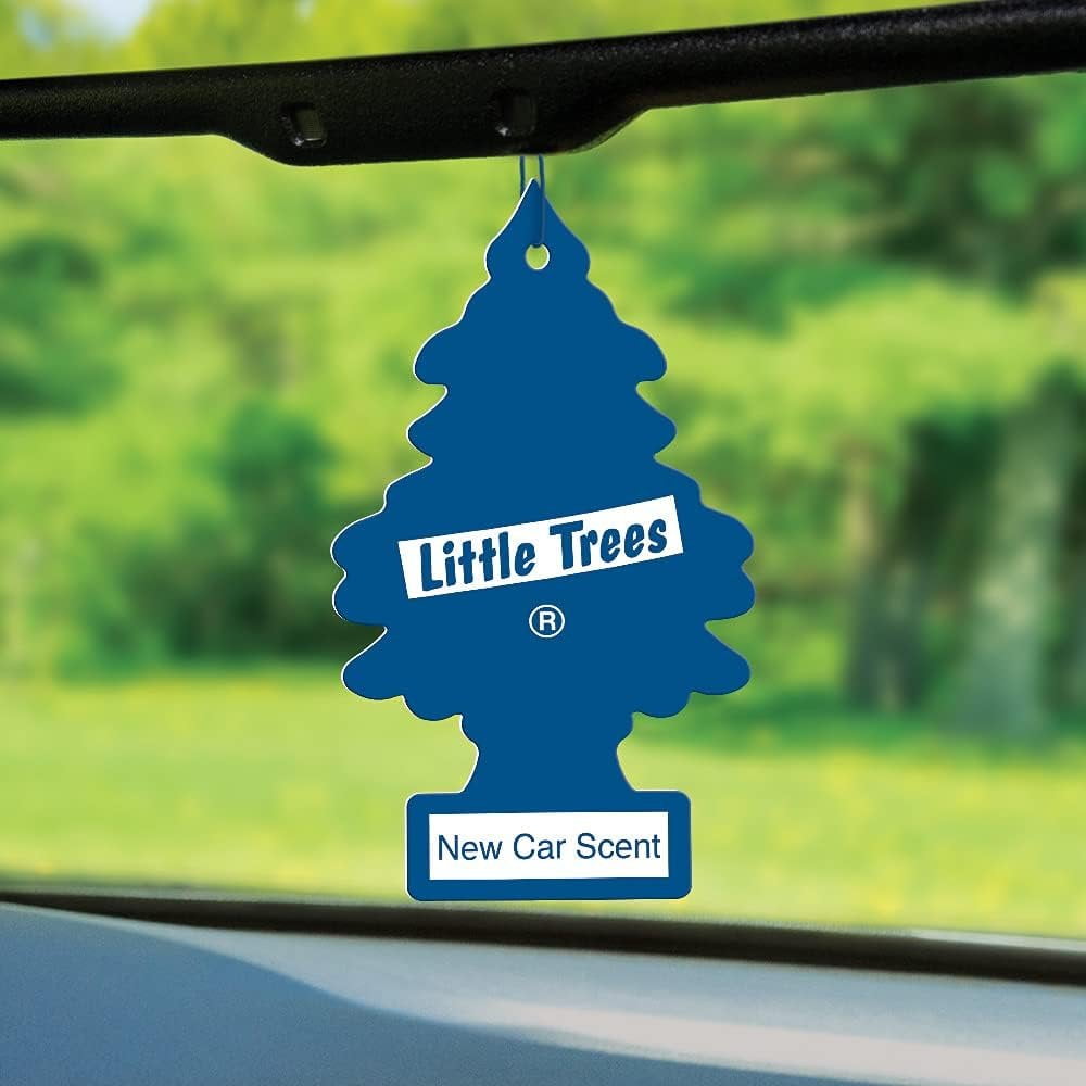 LITTLE TREES Car Air Freshener | Xtra Strength Provides Long-Lasting Scent for Auto or Home | Extra Boost of Fragrance | New Car Scent, 24 Air Fresheners