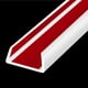 thumbnail image 1 of Protector de bordes Edge Trim de goma con canal en U, 20 pies, blanco, 1 of 7