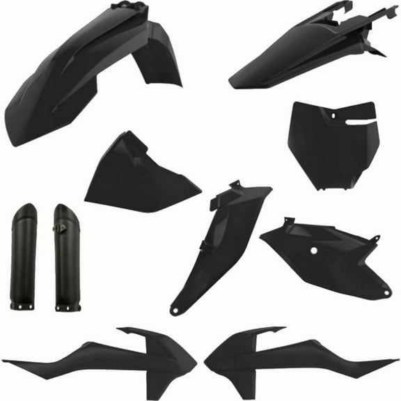 Acerbis Black Full Body Plastic Kit (2686020001)