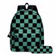 thumbnail image 1 of Demon Killer 2022 nueva mochila Kamado Tanjirou Agatsuma Zenitsu mochila de animación de dibujos animados Kamado Nezuko bolsa de viaje de 2 piezas hola suerte unisex, 1 of 2