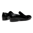 thumbnail image 3 of Santimon Black Dress Shoes for Men Classic Slip on Loafers Casual Moccasin US 10, 3 of 8