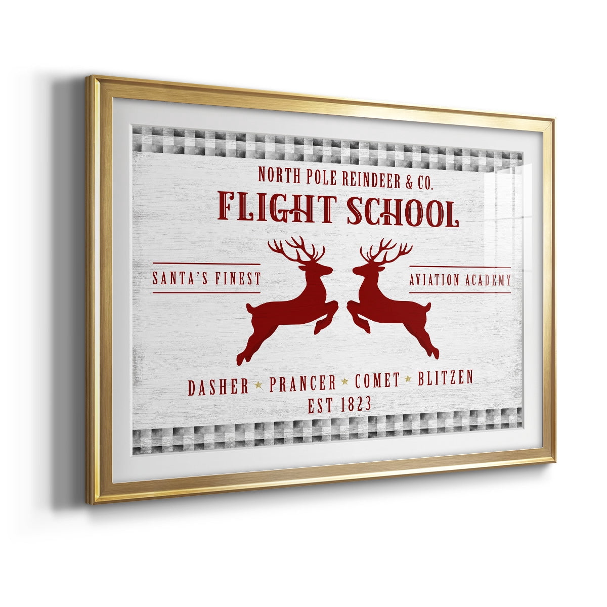Flight School Premium Framed Print - Ready to Hang