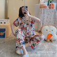 thumbnail image 2 of Pijama de dibujos animados para mujer del sudeste asiático, pantalones de manga corta, temporada de otoño y verano, ropa para el hogar, venta al por mayor, ropa de dormir cómoda y bonita, 2 of 5