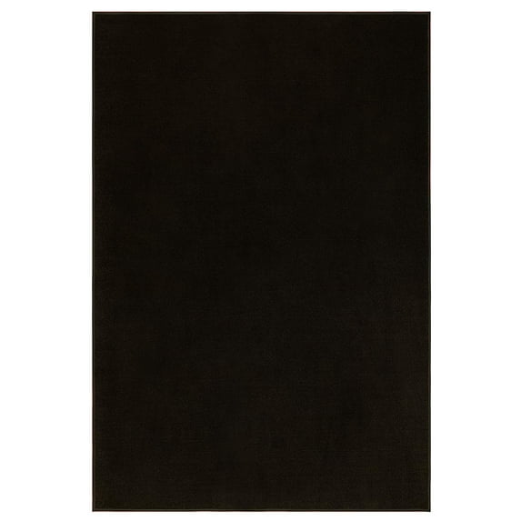 Outdoor Black area rugs 2' Octagon for patio, porch, deck, boat, basement, garage, party, event, wedding tents and more with a low pile height