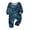 Baby, variant on Halloween Pajamas, Navy Blue Matching Family Pajamas Pumpkin Front Long Sleeve 2 Piece Pajama Set Comfort Sleepwear Nightwear Loungewear Classic Casual Family Wear
