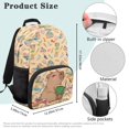thumbnail image 7 of KUIFORTI Reading Capybara Children's Backpack 17 Inch Lightweight Kids Bookbag with Multiple Pockets for Elementary Primary Middle School Back to School Gifts for Students, 7 of 7