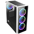 thumbnail image 2 of Gabinete XZEAL Stylos XZ110-1 RGB CON VENTANA MATX 3VEN BLANCO XZCGB12W, 2 of 5