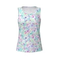 thumbnail image 4 of Lsque Sequins Printed Workout Tank Tops for Women, Athletic Sports Tank Tops, Compression Sleeveless Dry Fit Shirts,Sleeveless Yoga Shirt-Medium, 4 of 9