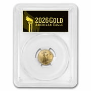 2026 1/10 oz American Gold Eagle MS-70 PCGS FirstStrike , Black