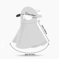thumbnail image 3 of Sombrero for el sol refrescante de verano for mujer con mascarilla facial Hielo Fibra sedosa Nylon Alta elasticidad Transpirable Deportivo Sombrero de protección solar plegable, 3 of 3
