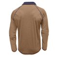 thumbnail image 5 of TOMVIGX Henley Shirts for Men Casual Button Down Long Sleeve Polo Shirt Fashion Outdoor Breathable Golf Shirts Lightweight Hiking Travel Moisture Wicking Crew Neck Tee Khaki XL, 5 of 7