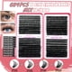 thumbnail image 2 of Kit de extensiones de pestañas DNSGOOR DIY, 684 unidades, pestañas rizadas de 10 a 18 mm en D, 2 of 9
