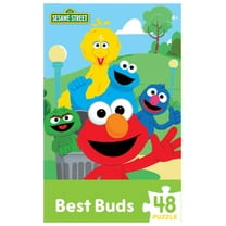 Sesame Street Best Buds 48 Pieces Interlocking Jigsaw Puzzle for Kids