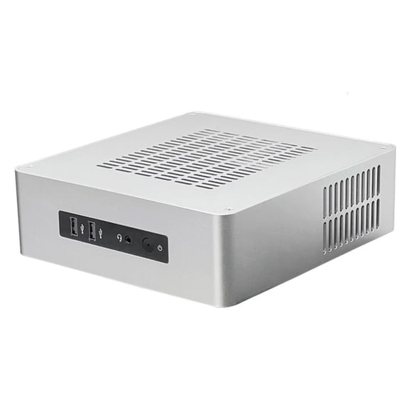 TA65 ITX HTPC Desktop Computer Chassis HTPC Case Frame Heat Dissipation HTPC Case for Home Video Computer