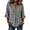 Black, variant on Womens Striped Tops Fashion Button V Neck 3/4 Sleeve Ruffle Cuffs Casual Shirts Comfy Lightweight Blouses Fall Clothes