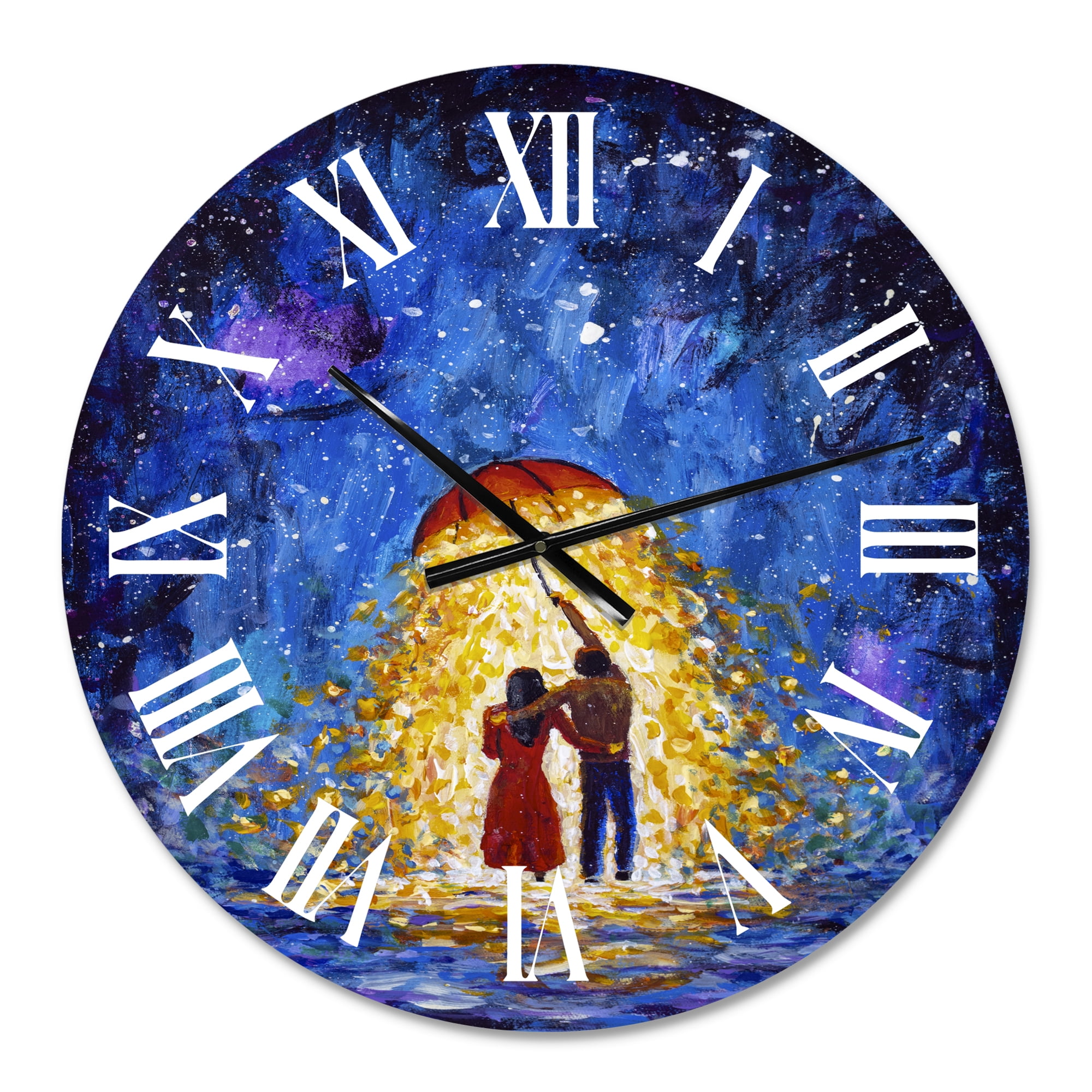 Designart 1 in French,Country Wall Clock